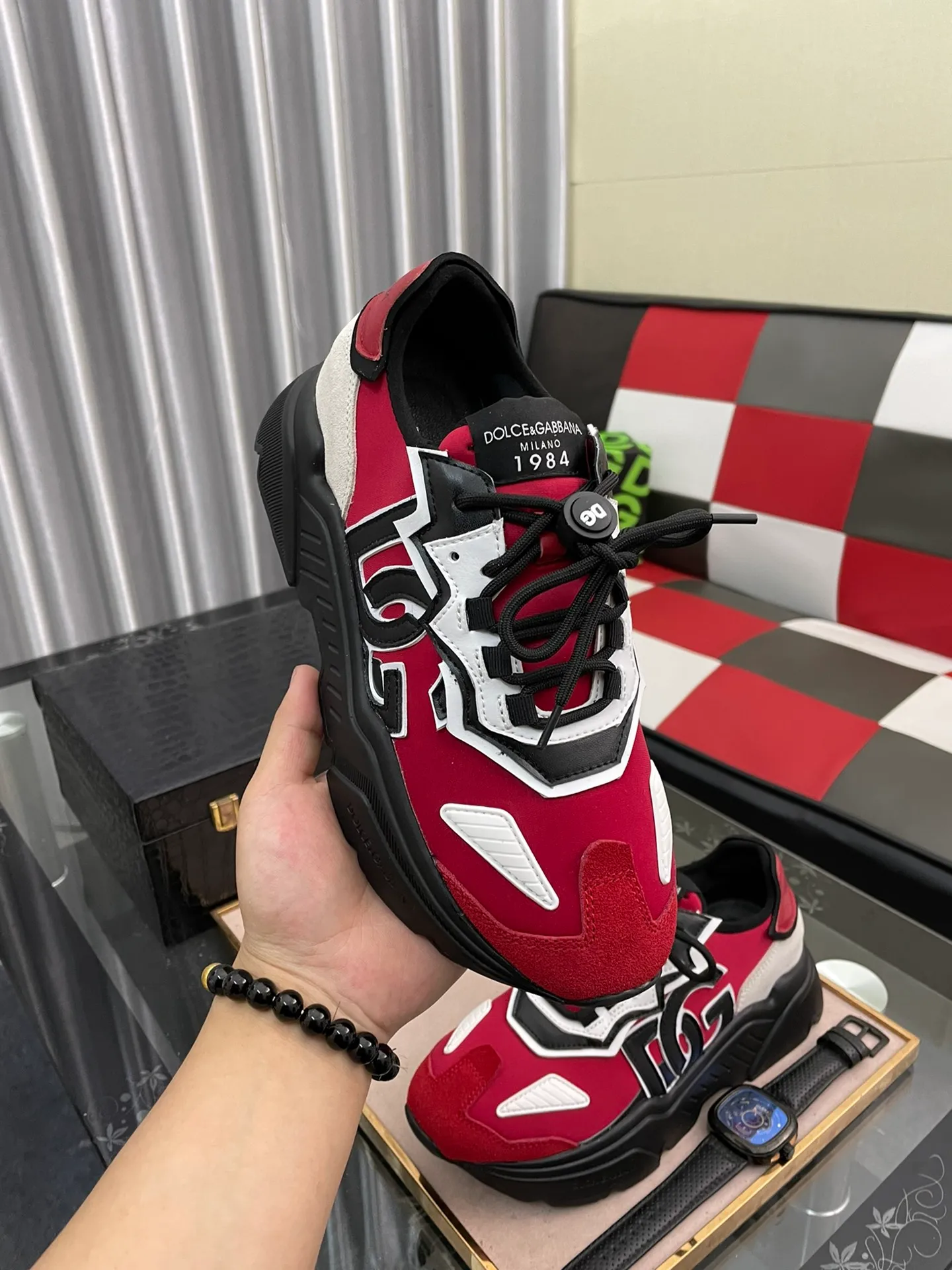 Ex-factory price 480⌚️⌚️[DG] The latest official website casual, men's shoes original quality imported first-layer cowhide mesh fabric ➕Yangli [Proud] In terms of materials and workmanship, it beats all versions on the market💕Highest quality shipments. Real photos, imported fabrics highlight the unique charm of the brand😘The shoelaces are also original custom-made👻The classic lace-up shoes are very comfortable on the feet, size 38-44